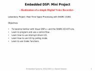 Embedded DSP: Mini Project