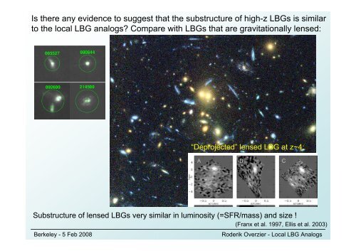 Living fossils: A detailed view of distant Lyman break galaxies using ...