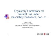 Regulatory Framework on Natural Gas in Hong Kong - Near You