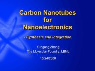 Carbon Nanotubes for Nanoelectronics-Synthesis and ... - Microlab