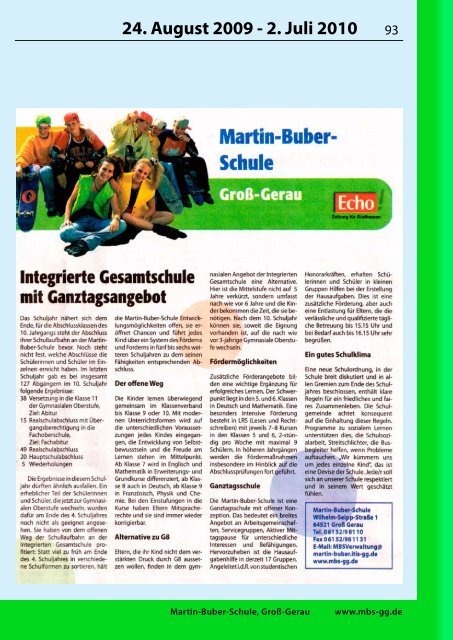 MBS-Jahrbuch 2011