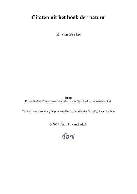 bekijk - digitale bibliotheek voor de Nederlandse letteren