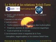 R - Formation et Enseignement à l'Observatoire de Paris