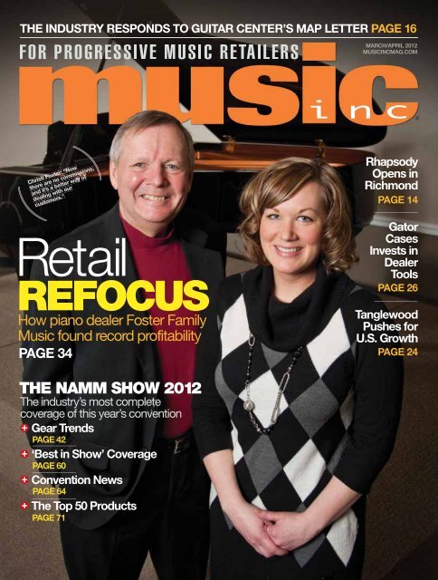 REFOCUS - Music Inc. Magazine