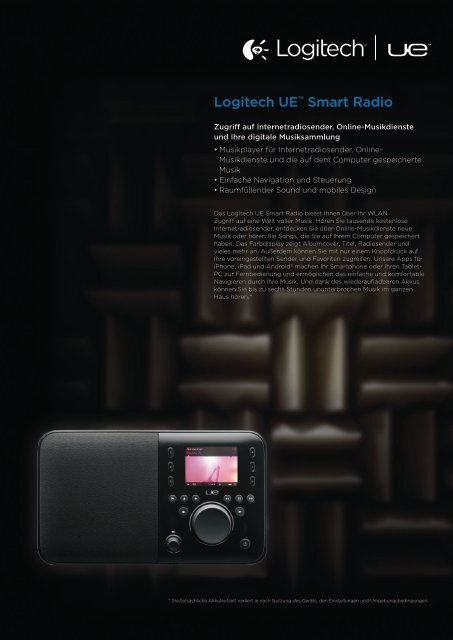 Logitech UE™ Smart Radio - Ingram Micro