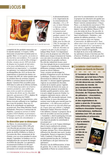 Le Chocolat dans tous ses états ! - FOOD MAGAZINE