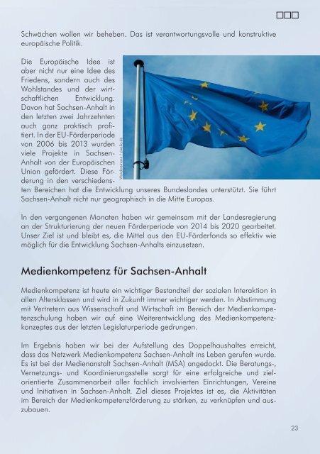 Ein gutes Stück vorangekommen. Halbzeitbilanz der SPD-Landtagsfraktion Sachsen-Anhalt