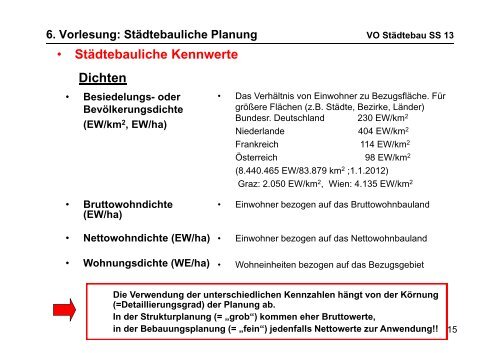 Städtebauliche Planung VO Städtebau SS 13 - lamp.tugraz.at