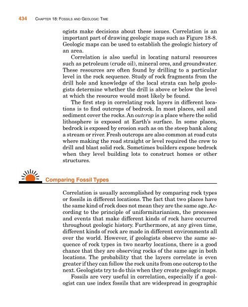 Chapter 18 Fossils and Geologic Time