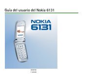 PDF Nokia 6131 Guía del usuario