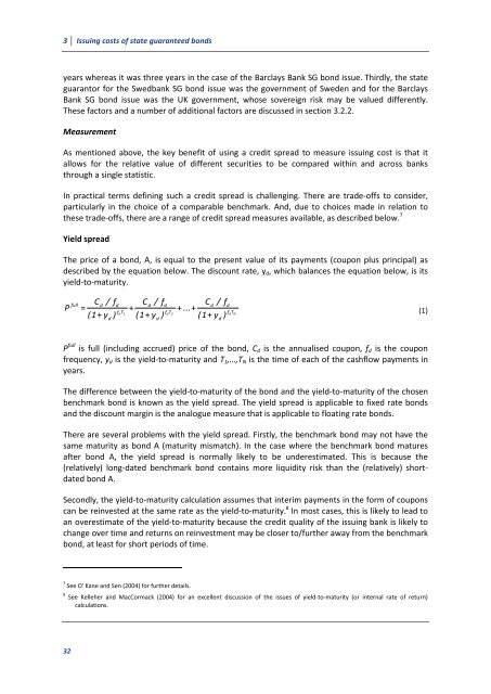 3 Issuing costs of state guaranteed bonds - Financial Risk and ...