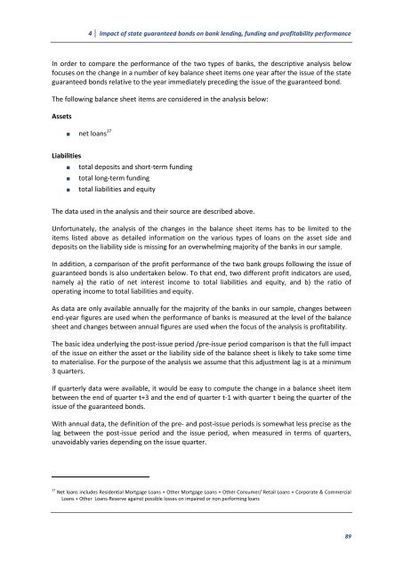 3 Issuing costs of state guaranteed bonds - Financial Risk and ...