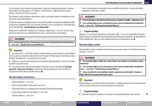 ŠkodaFabia KÄYTTÖOHJEET - Media Portal - Škoda Auto