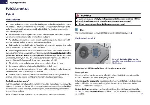 ŠkodaFabia KÄYTTÖOHJEET - Media Portal - Škoda Auto