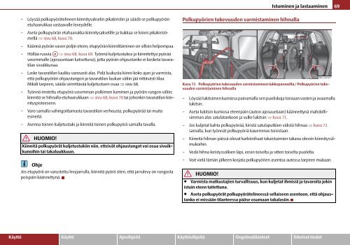 ŠkodaFabia KÄYTTÖOHJEET - Media Portal - Škoda Auto