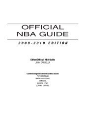 2009-2010 edition - NBA Media Central