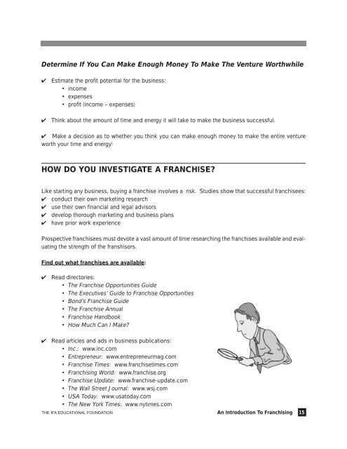 Intro to Franchising IG - International Franchise Association