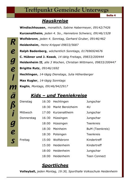 Treffpunkt I 2012 - Gemeinde Unterwegs - Liebenzeller ...