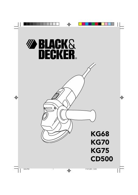 KG68 KG70 KG75 CD500 - Service - Black & Decker