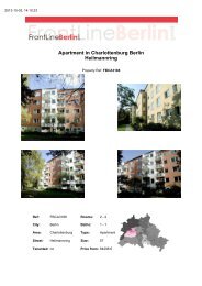 Apartment in Charlottenburg Berlin Heilmannring - Front Line Berlin ...