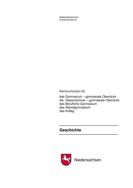 Geschichte Niedersachsen - Niedersächsischer Bildungsserver