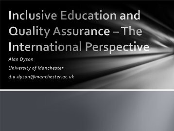 Alan Dyson University of Manchester dadyson@manchester.ac.uk