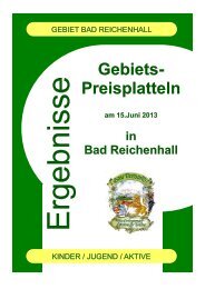 Gebiet Bad Reichenhall - Gauverband 1