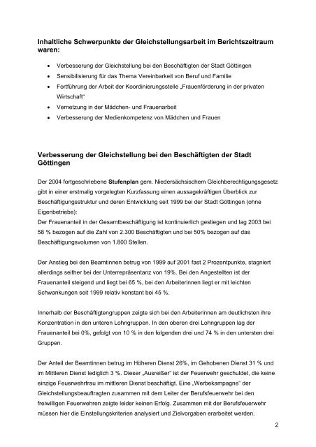 Gleichstellungsbericht 2004-2006 downloaden - Frauenbüro - Stadt ...