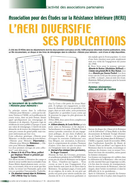 Télécharger au format PDF (1.8 Mo) - Fondation de la Résistance