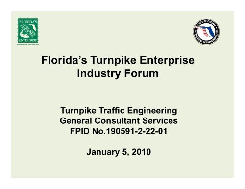 Florida Turnpike Organizational Chart