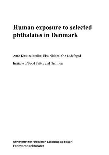 Human exposure to selected phthalates in Denmark