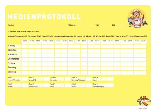 Medienprotokoll Fit 4 Future