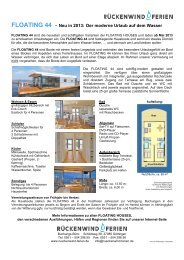 Info Vermietung Pruchten - Floating Houses