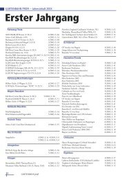Jahresinhaltsverzeichnis 2003 als PDF - Gartenbahn Profi