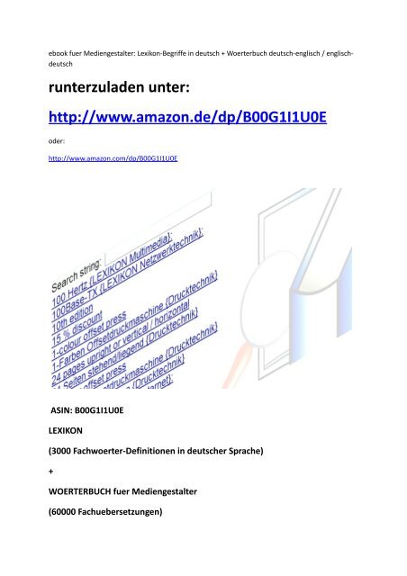 ebook fuer mediengestalter glossar in deutsch woerterbuch deutsch englisch yumpu