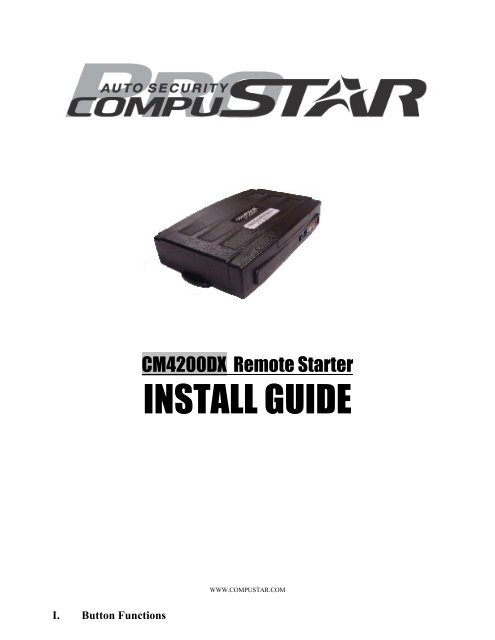 Cm4200dx Install Guide Long Version V Toyota Fj Cruiser Community
