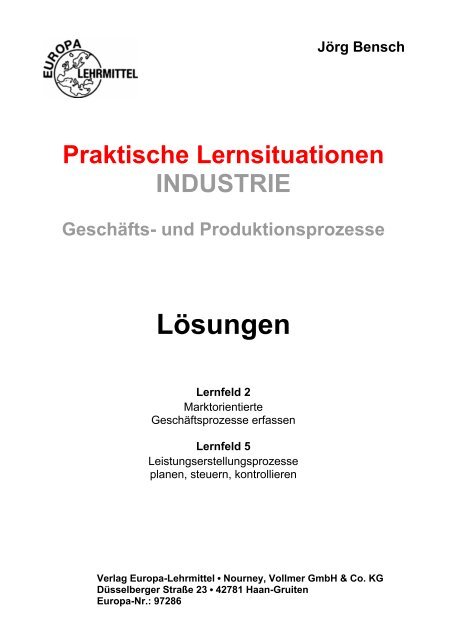 [DOC] Leistungserstellungsprozesse planen steuern und kontrollieren