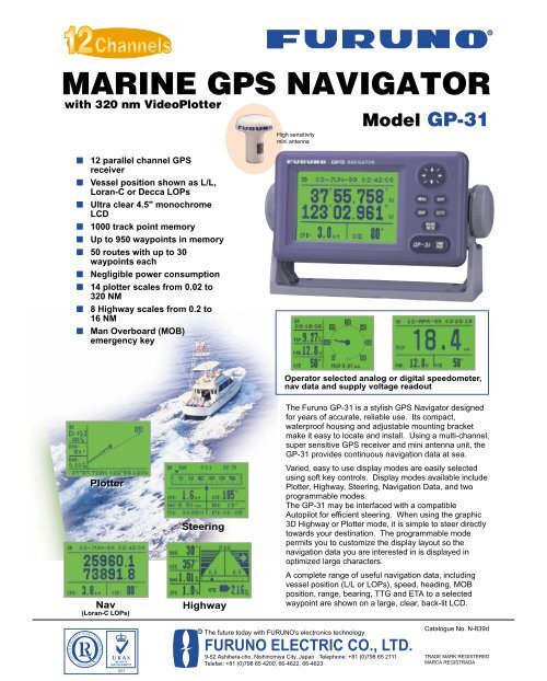 GP31 Brochure Furuno USA