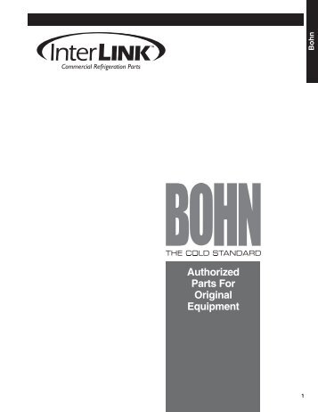 Bohn Parts Breakdown - Fox Appliance Parts of Macon, Inc.