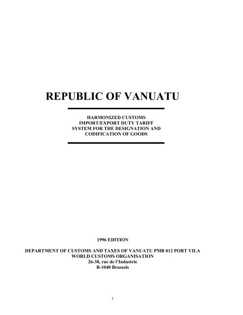 REPUBLIC VANUATU