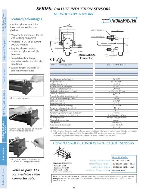 The items listed below are all included in TRD's ... - Fluidraulics Inc