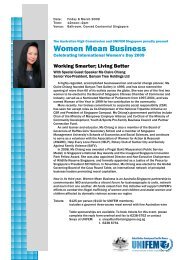 Women Mean Business - Financial Women's Association of Singapore