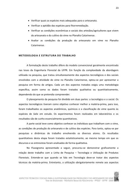 Tese em PDF - departamento de engenharia florestal - ufpr ...