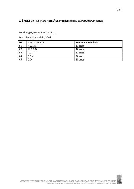 Tese em PDF - departamento de engenharia florestal - ufpr ...