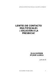 Lentes de contacto multifocales ¿Solución a la presbicia?