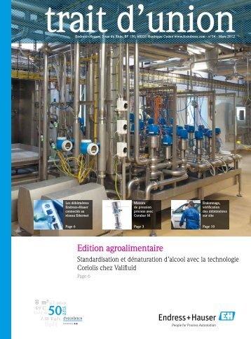 Edition agroalimentaire - Endress+Hauser