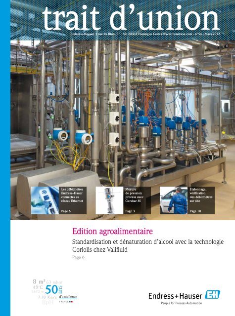 Edition agroalimentaire - Endress+Hauser