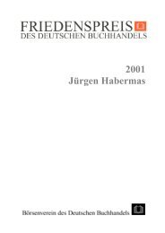 2001 Jürgen Habermas - Friedenspreis des Deutschen Buchhandels