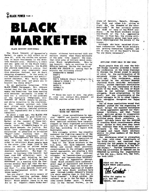 Black Panther Party of Northern California - Freedom Archives