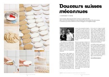 Douceurs suisses méconnues - Hotellerie et Gastronomie Verlag